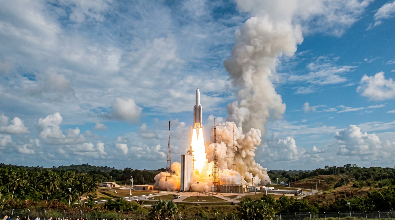 Kourou, le seul port spatial d'Europe, sur un territoire de 250 000 habitants